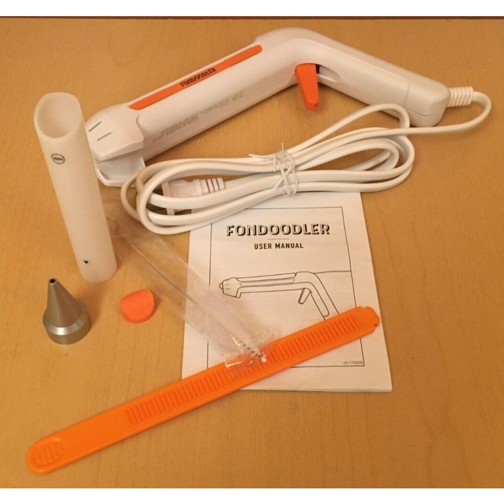 Fondoodler Hot Gun For Cheese Food Decorating Tool Spray Appetizer